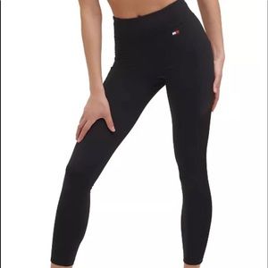 NWOT Tommy Hilfiger Sport Black Full Length High Rise Leggings